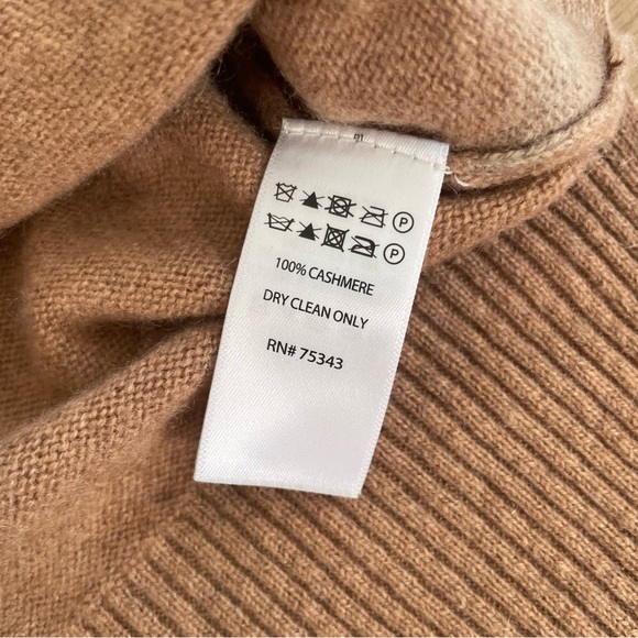 100% Cashmere Tan Sweater Rachel Zoe - Picture 4 of 7